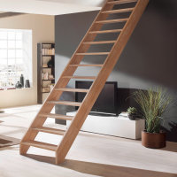 Escalier en bois Savoy droit sans rampe