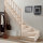 Escalier en bois Savoy 1/4 tournant avec rampe