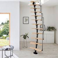 Escalier japonais modulaire Twister Brilliant-Black...