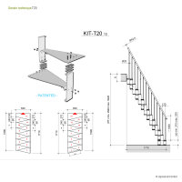 Escalier gain de place T20