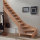 Escalier en bois Savoy 1/4 tournant sans rampe