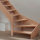 Escalier en bois Savoy 1/4 tournant sans rampe