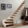 Escalier en bois Savoy 1/4 tournant sans rampe