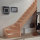 Escalier en bois Savoy 1/4 tournant sans rampe