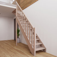 Escalier en bois Casa UP 1/4 tournant haut