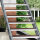 Escalier extérieur Hollywood WPC sans rampe - 80cm, 57 - 93cm (3 marches), Marron