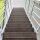 Escalier extérieur Hollywood WPC avec palier et 2 rampes