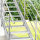 Escalier extérieur Hollywood avec palier et 2 rampes
