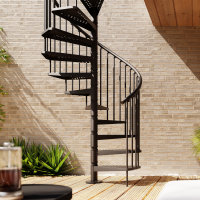 Escalier extérieur en Kit Galva *160cm Noir*